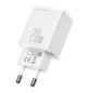 Мережевий адаптер Baseus Compact Quick Charger 20W QC+ PD Type-C + USB CCXJ-B02 Білий - зображення 5