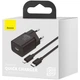 Быстрая зарядка для iPhone/iPad Baseus Super Silicone PD Charger 20W + Кабель Type-C to Lightning TZCCSUP-B01 Черная - изображение 13