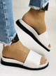 Женские шлёпанцы Evromoda 39 Белый 2203 - изображение 7
