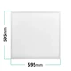 Светодиодная панель Enpower 595х595mm 4000K 3000lm 36W с блоком питания (ENP-3640-6060) LED Slim Panel - изображение 2