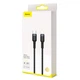Кабель Baseus Cafule Type-C to Lightning PD 18W 1M Черный/Красный (CATLKLF-91) - изображение 7