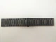 Браслет для часов Watch Band из нержавеющей стали, литой 26 мм Черный матовый - изображение 6