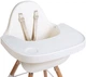 Столик к стулу для кормления Childhome Evolu с силиконовым подносом White (CHEVOTSAW) - изображение 2
