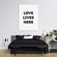 Картина на полотні Для дому Love Lives Here 110х150 см. - зображення 1
