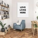 Картина на полотні Для дому Love Lives Here 110х150 см. - зображення 4