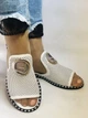 Женские шлёпанцы Evromoda 37 Белые 2143 - изображение 4