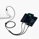 USB кабель 3в1 Micro USB/Lightning/Type-C BASEUS Combo Tungsten Gold One-for-three |1.5M, 3.5A|. Black - зображення 7