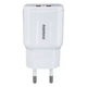 Мережевий зарядний пристрій Remax RP-U22 Pro 2 USB 2,4 A lightning 0.9 м, White - зображення 1