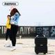 Акустика-караоке Remax Outdoor portable karaoke Bluetooth speaker X5 |50W, 6 Hours|з 2-ма мікрофонами - зображення 8