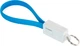 Кабель ExtraDigital Micro USB to USB брелок 0.18 м Голубой (KBU1785) - изображение 1
