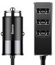 Автомобільний зарядний пристрій Baseus Enjoy Together 4xUSB 5.5А Чорний (CCTON-01) - зображення 1