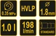 Пульверизатор Vorel HVLP з нижнім баком 1 л 80903 - зображення 3