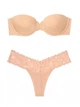 Комплект балконет Push-up + стрінги Victoria's Secret 260-826 80С-М Бежевий - зображення 3