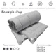 Ковдра Руно - Grey полегшена сіра полуторна 140x205 см 200 гр/м2 (100001450) - зображення 2