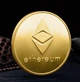 Сувенирная монета Эфир ETH (Ethereum) в пластиковой прозрачной коробке/чехле (530284940) Золото - изображение 5