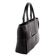 Сумка жіноча шоппер для документів плетена чорна HS000307 - зображення 2