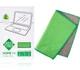 Серветка GreenWay Green Fiber HOME Р4, Файбер для екранів, сіро-зелений (08068) - зображення 1