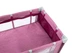 Дитяче ліжечко манеж 2 висоти Caretero Basic Plus Lavenda, складне, легке, безпечне з матрацом 120х60, з боковим входом, з сумкою для транспортування, для сну та ігор, для новонароджених, до 15 кг - зображення 6