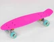 Скейт Пенні борд Best Board з PU колесами, що світяться. Pink (85418) - зображення 1
