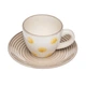 Кофейный сервиз Kasanova Yayoi Pois, 120 мл, 4 персоны, керамика, желтый (JIG010339NOC) - изображение 3
