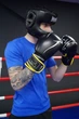 Шолом боксерський для боксу спортивний тренувальний для єдиноборств PowerPlay з бампером PU Чорний L (SK-NPP_3067_L_BlackS) - зображення 2
