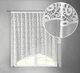 Кухонная арка Adagio Windows Decor Мира в размерах 3х1,7м, короткая занавеска для кухни с вензелем - изображение 1