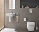 Умивальник підвісний GROHE Euro Ceramic 450x396x150мм прямокутний білий 39324000 - зображення 3