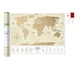 Скретч-карта світу 1DEA.me Travel Map Gold (GWUA) UA 80*60 см - изображение 2