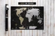 Чорна скретч карта світу My Map Black Edition ENG 88*63 см - изображение 3