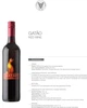 Вино Gatao Vinho Verde DOC красное полусухое 0.75 л 12% (5601129033518) - изображение 2