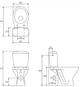 Компакт 206 Kaskada (Koral) K010 3/6 з криш пол Cersanit ПОЛЬЩА (CCKZ1000300783) - изображение 4