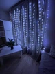 Гірлянда Штора-роса (краплі дощу) на мідному дроті 3 на 2 метри UKC 360 LED (діодів) білий колір - зображення 4