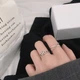 Двойное кольцо серебряное INFINI с цепочкой , р. 16 k2-51-16 - изображение 2