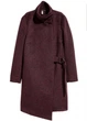 Пальто женское H&M L 50 бордовое (205) - изображение 1