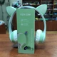 Беспроводные наушники с кошачьими ушками и RGB подсветкой Micro SD Cat VZV-23M Салатовые - изображение 2