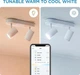 Спотовый светильник WiZ IMAGEO Spots 2х5W 2200-6500K RGB Wi-Fi белый (929002658801) - изображение 7