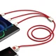 Кабель Baseus 3в1 Fast Charging 3в1 3.5A (Micro USB+Lightning+Type-C) 1.2m - зображення 2