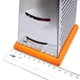 Терка A-Plus GR1011 из нержавеющей стали 4-сторонняя конус цветная на резинке - изображение 4