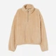 Толстовка на молнии женская H&M 060820613 XL Темно-бежевая (6666000164971) - изображение 4