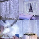 Светодиодная гирлянда штора X-mas Lights 2*2 метра занавес 156LED Белая - изображение 7