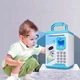 Детский электронный сейф-копилка РОБО-СЕЙФ с отпечатком пальца и face id Синий - изображение 2