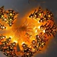 Прямая гирлянда Золотые елочки metal 20Led 4м на прозрачном проводе (Теплый белый свет) - изображение 3