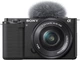 Фотоаппарат Sony Alpha ZV-E10 16-50mm F3.5-5.6 OSS Black (ZVE10LB.CEC) - изображение 1