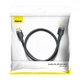 Дата кабель Baseus HDMI Cafule Series 4KHDMI Male To 4KHDMI Male (1m) (CADKLF-E) Черный - изображение 6