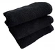 Набор махровых полотенец Ecotton Premium 30х50 см 3 шт Black (ROZ6400069841) - изображение 1