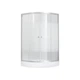 Душова кабіна Lidz Wieza SC80x80.SAT.LOW.L, скло Linie 4 мм + піддон Kupala - зображення 1