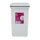 Ведро для мусора MVM с крышкой BIN-04 6л Серое (BIN-04 6L GRAY) - изображение 1