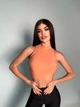 Жіночий спортивний топ Superstacy М Персиковий 2583 - зображення 1