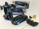 Машинка робот-трансформер Bugatti Robot Car Size 1:18 ART-377/797 на радиоуправлении со световыми эффектами на аккумулятор Черный/Синий - изображение 1