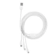 Кабель Baseus Superior Series Fast Charging USB-A to USB-C/Lightning/Micro-USB 1.5m White (CAMLTYS-02) - изображение 5